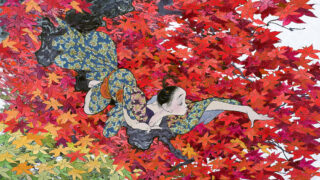 超美品！値下げ交渉あり。金箔でもみじ（紅葉）アクリル画　絵画 超美品！値下げ交渉あり。金箔でもみじ（紅葉）アクリル画 絵画