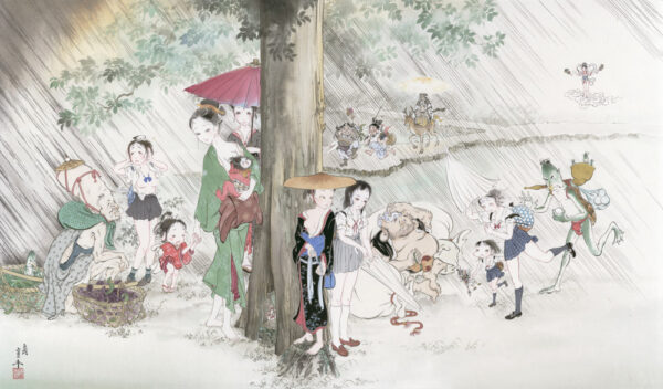 八百万の少女 にわか雨